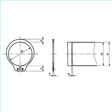 ANELLO SEEGER E 5